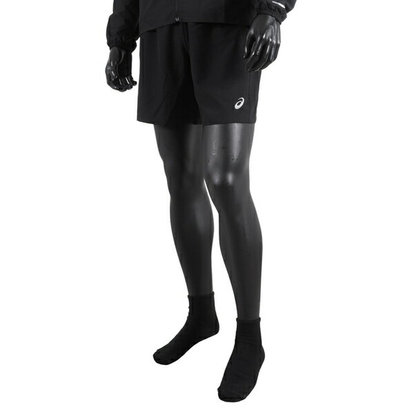Asics I CON [2011B052-001] 男 短褲 7吋 運動 跑步 輕量 舒適 附襯褲 海外版 黑