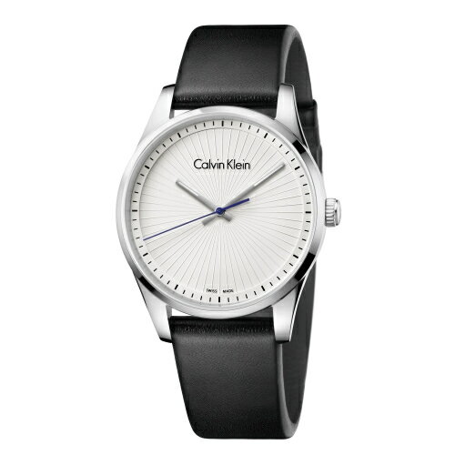 送禮首選★Calvin Klein CK美式簡約三針皮帶腕錶(K8S211C6)40mm 附提袋【全館滿額折價★APP下單點數4倍送】線上購買享 實體門市同步服務