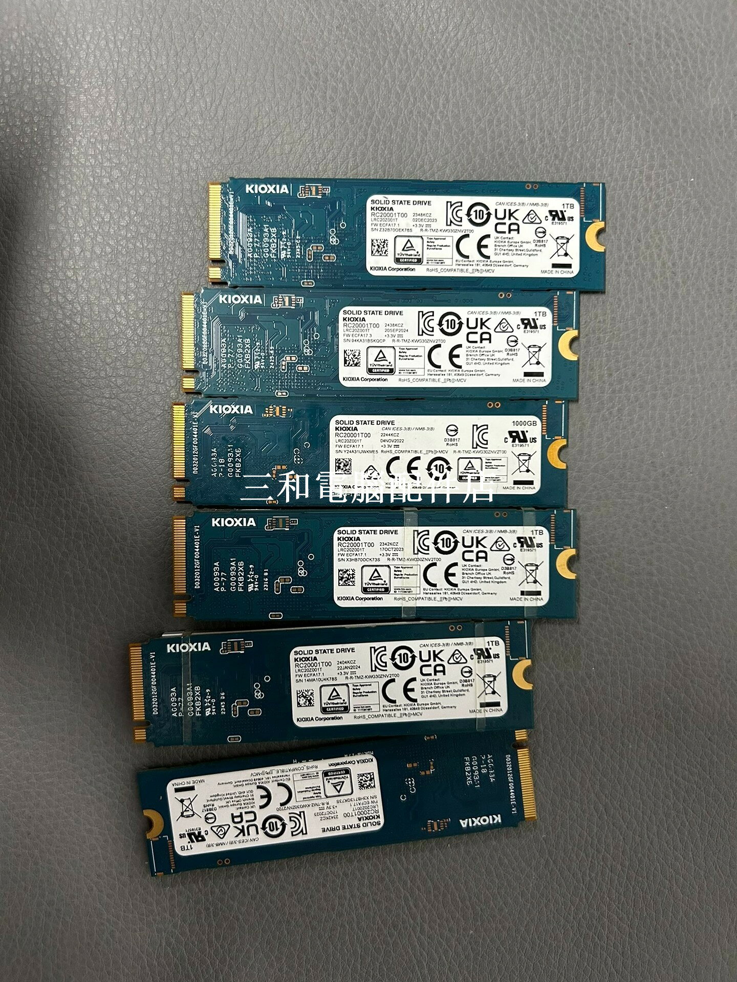 東芝 1T M.2 NVMe 硬碟 高效能 實物拍攝 90新 康健康度 筆記本 台式機通用 代發 無拆無修 店鋪保7