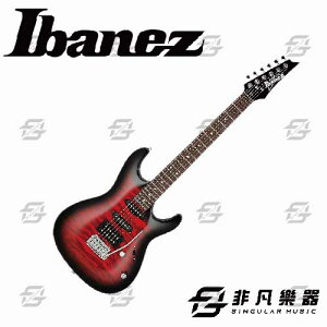Ibanez 電吉他 GRX60QA /紅色虎紋 / 原廠公司貨