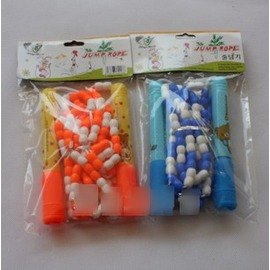 單葫蘆子跳繩 兒童成人葫蘆珠子跳繩 百節跳繩 花樣跳繩-7801003