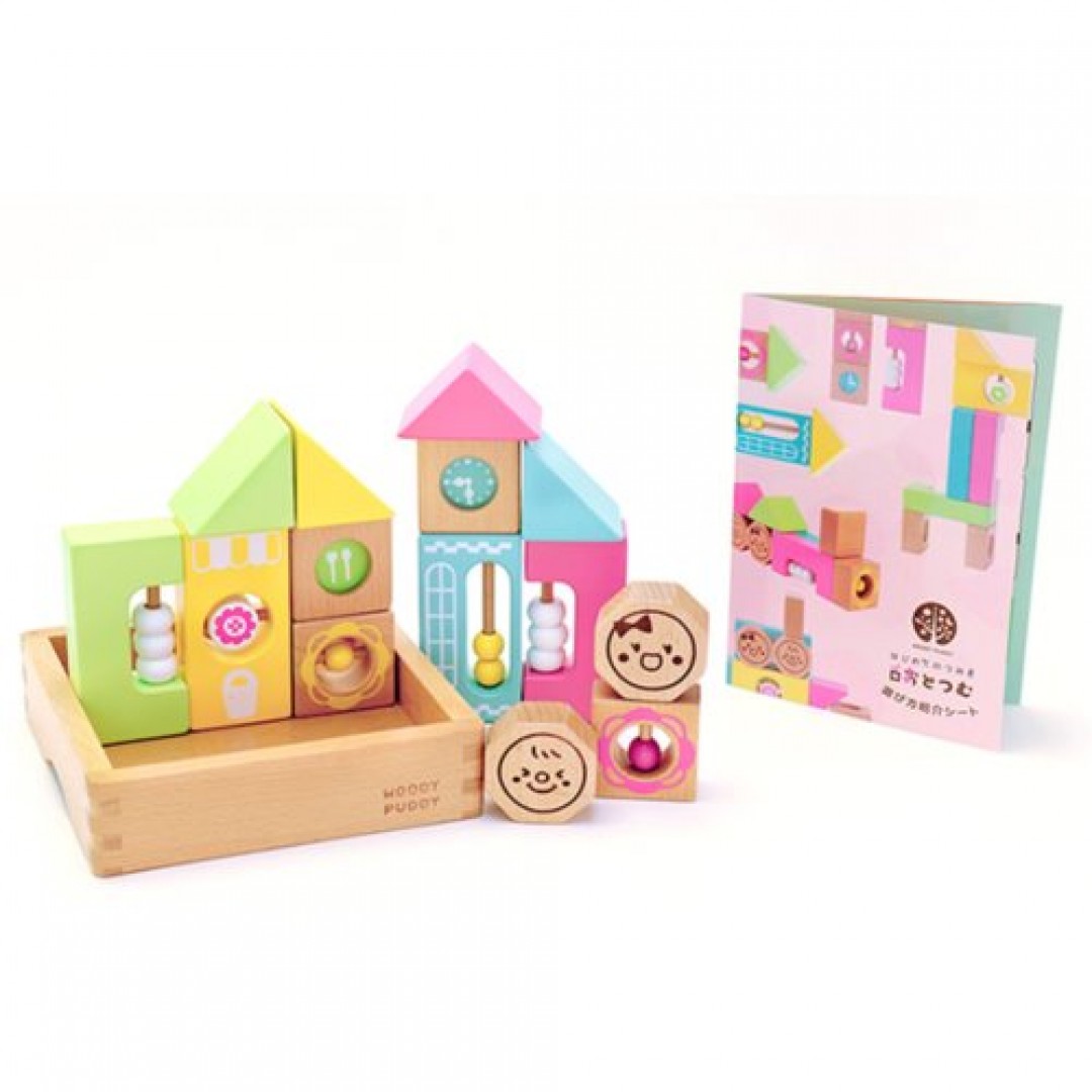 《 woody puddy 》 音感積木城堡組 東喬精品百貨