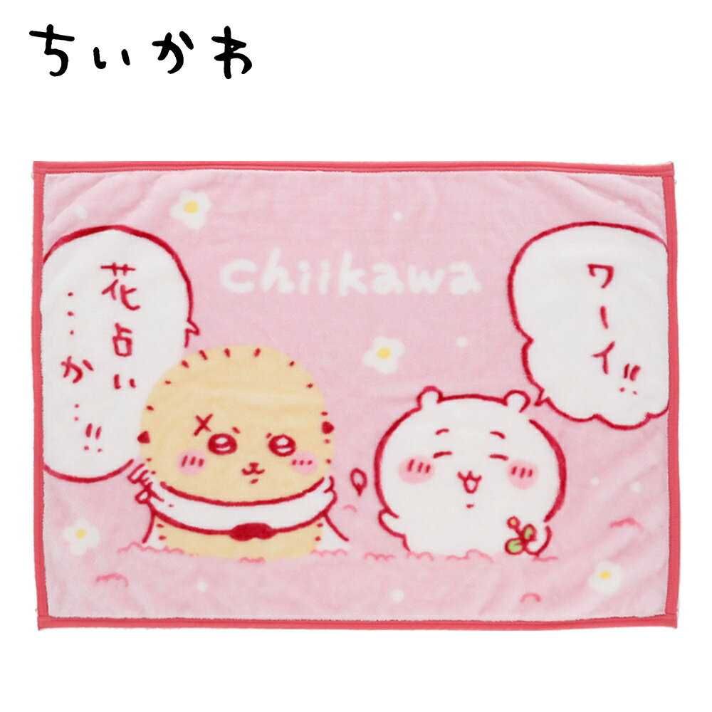 【日本正版】吉伊卡哇 滿版毛毯 冷氣毯 午睡毯 毯子 海獺勇者 Chiikawa - 006168