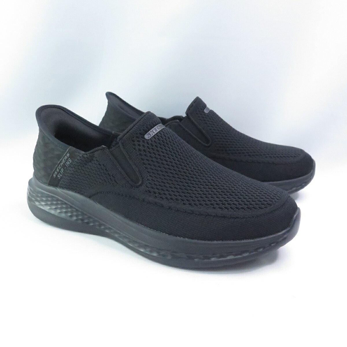 Skechers 210887BBK 男休閒鞋 Slade Deacon 瞬穿 黑x黑【iSport愛運動】