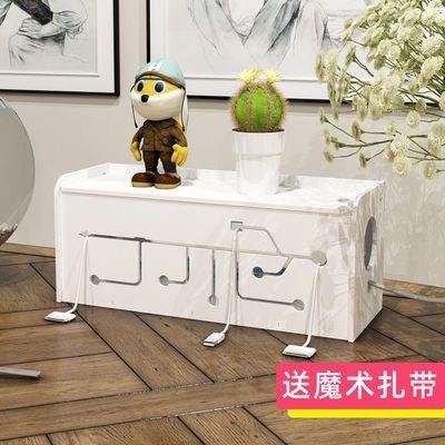 特惠/店長優選 【集線盒 免費開票】 拖線板收納盒翻蓋插排整理盒電源線收納盒插線板隱藏盒插板置物盒 造型集線盒 桌面整理新店開業 全館八折起 售後保障