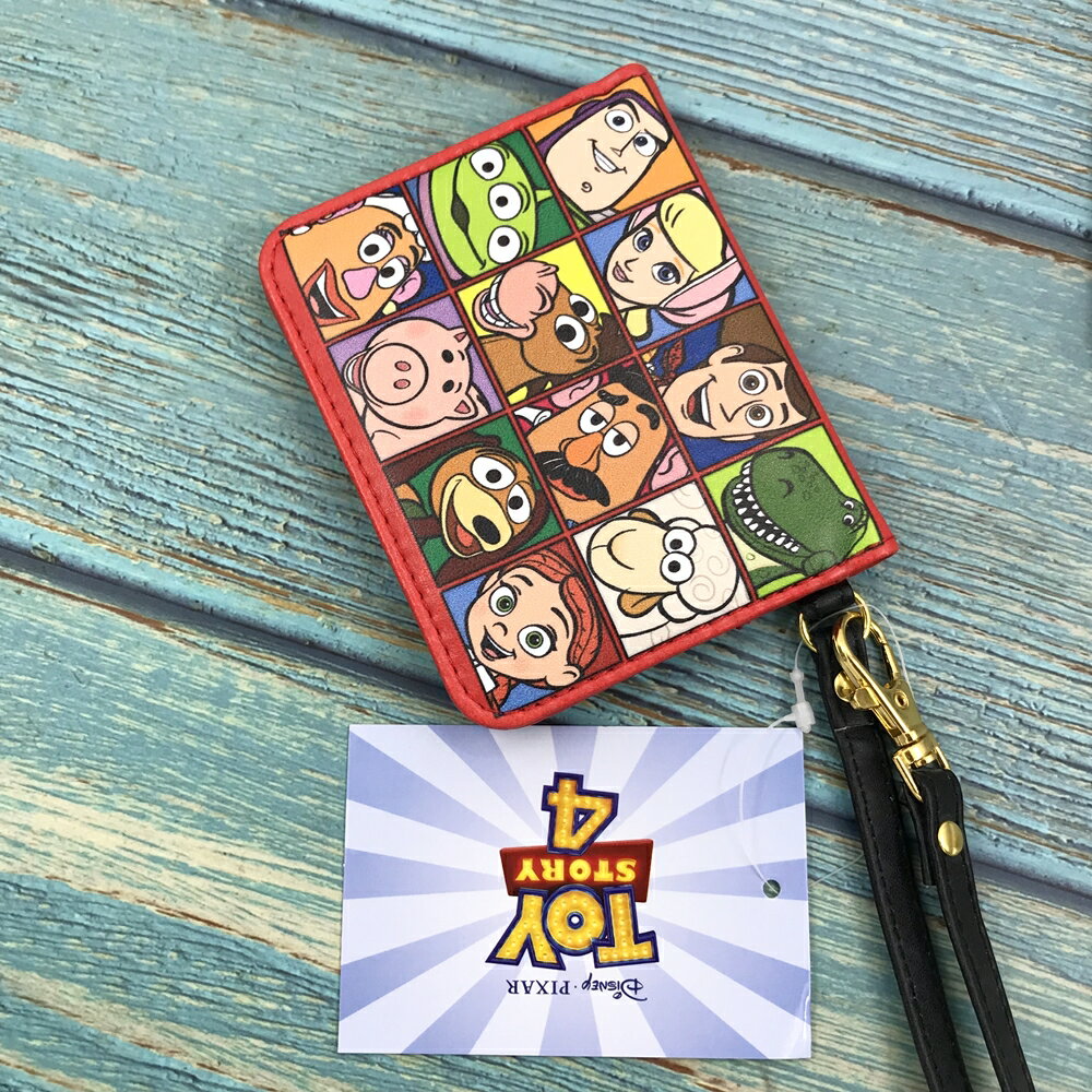 日本 正版 迪士尼 玩具總動員 多用途 卡片夾 名片夾 (人物大集合)｜小鶴日貨