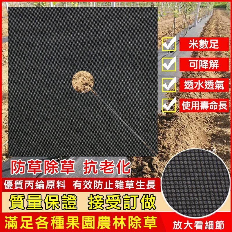 防草布 除草布 檳榔果園 果樹 新型耐用 農用保濕防草地膜 地布遮蓋草布