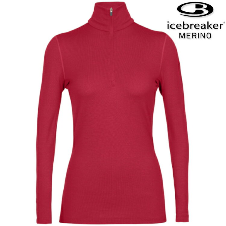 Icebreaker Tech BF260 女款 半開襟長袖上衣/美麗諾羊毛排汗衣 104390 059 波爾多紫