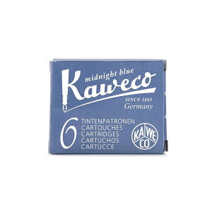預購商品 德國 KAWECO 歐規卡水 墨水管 子夜藍（6支 /小盒）3小盒入 /組 4250278602246
