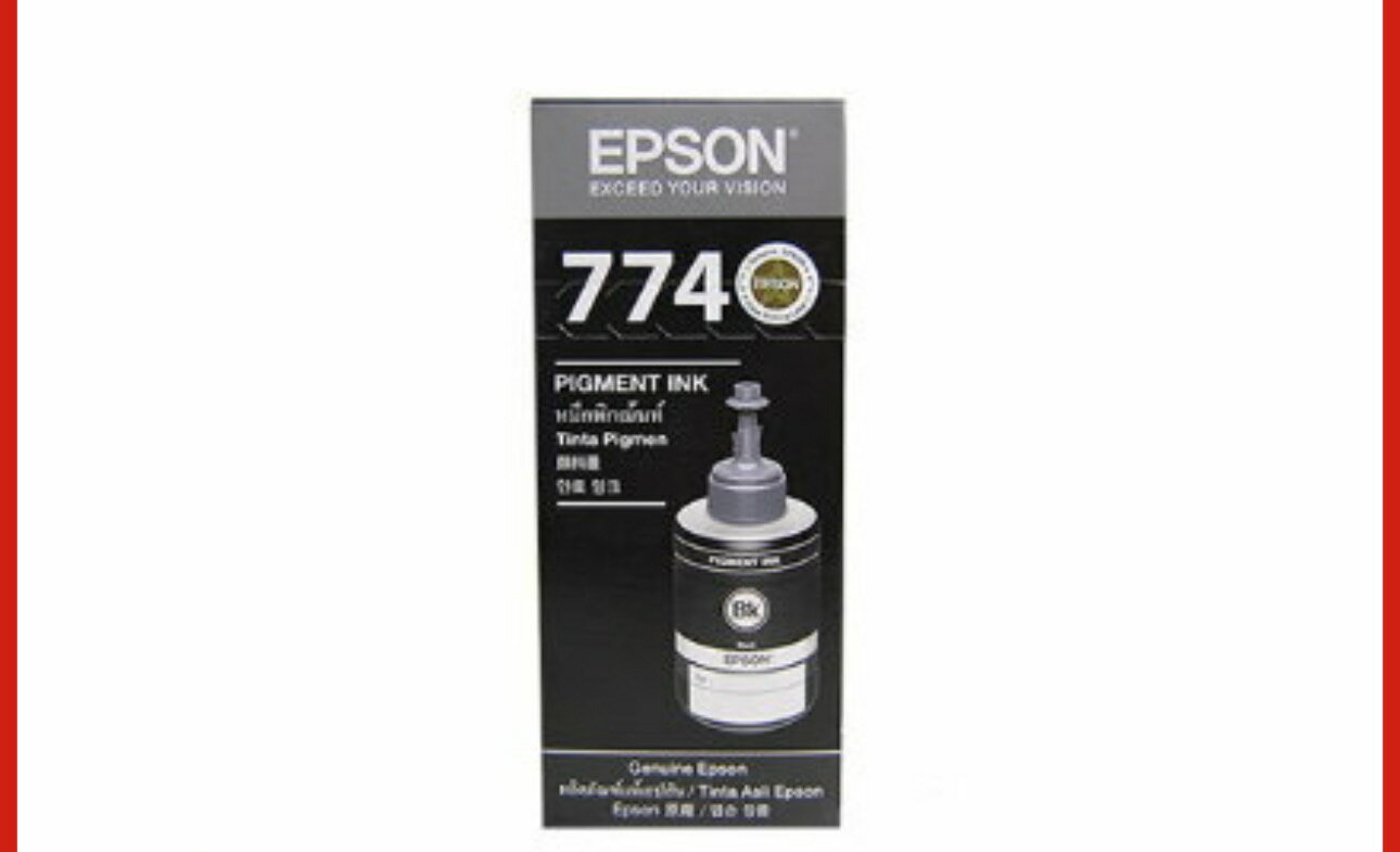 EPSON T774100 原廠黑色墨水 (適用 140ML/M100/M105//M200/M205 )