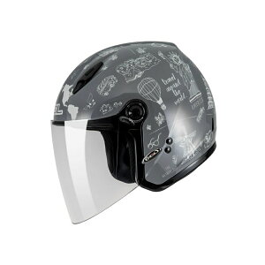 【SOL Helmets】27Y開放式安全帽 (環遊世界_岩灰/白) ｜ SOL安全帽官方商城