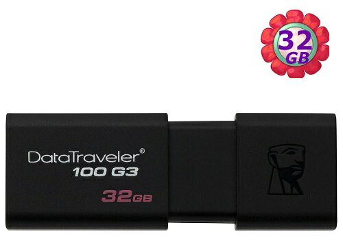 <br/><br/>  Kingston 32GB 32G 金士頓【DT100G3】Data Traveler 100 G3 DT100G3/32GB USB 3.0 原廠保固 隨身碟<br/><br/>