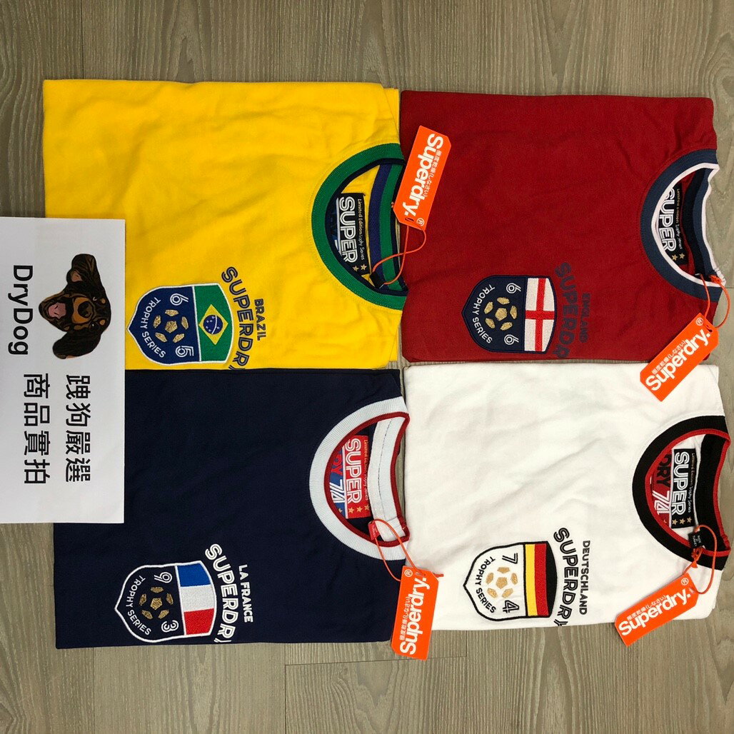 嚇到吃手囉 限量版 跩狗嚴選 極度乾燥 Superdry T-Shirt 足球系列 T恤 短袖 四色 土耳其製