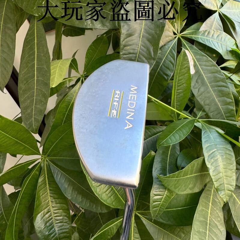 二手電鍍氧化RIFE小半圓高爾夫推桿三線瞄準線34寸長度