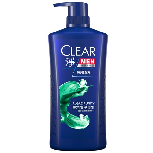 CLEAR淨男士去屑洗髮乳-墨角藻淨爽型750g【愛買】