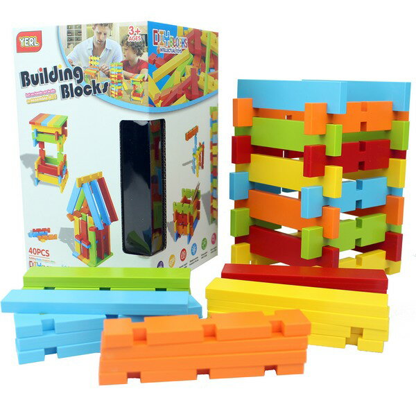 YERL 建築創意積木 621 40片益智積木/一盒入(促350)~創I-621【領券滿額再折千12/31止】