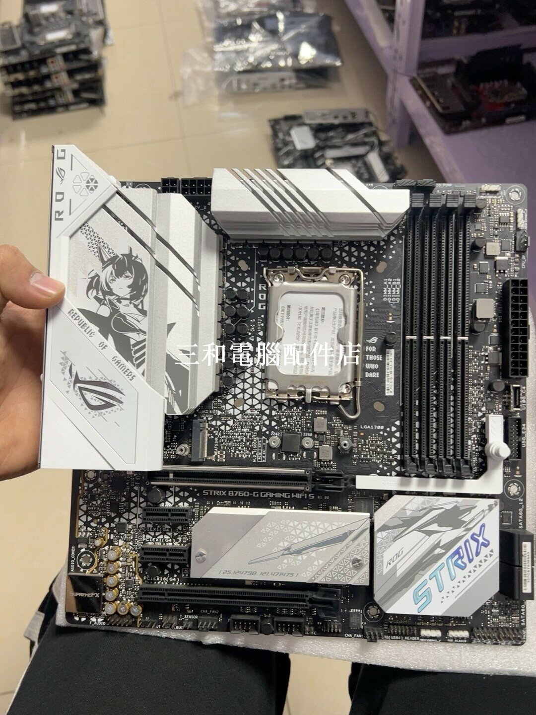 華碩 ROG B760-G GAMING WIFI 主機板 實拍 所見即所得 官方質保 早9晚18在線 快速發貨
