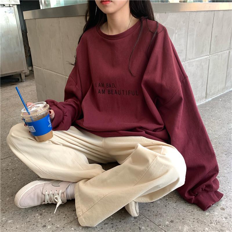 衛衣女韓版薄款外套慵懶風時尚百搭潮寬松港風上衣春秋新款【聚寶屋】