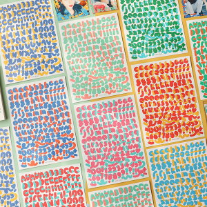 高顏值創意diy彩色字母手賬貼紙英文數字可愛小貼畫咕卡貼紙裝飾