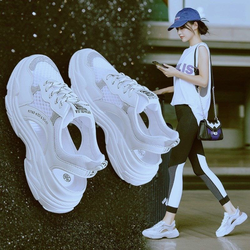 鞋子女學生韓版夏季涼鞋時尚網紅新款平底ins百搭外穿運動鞋