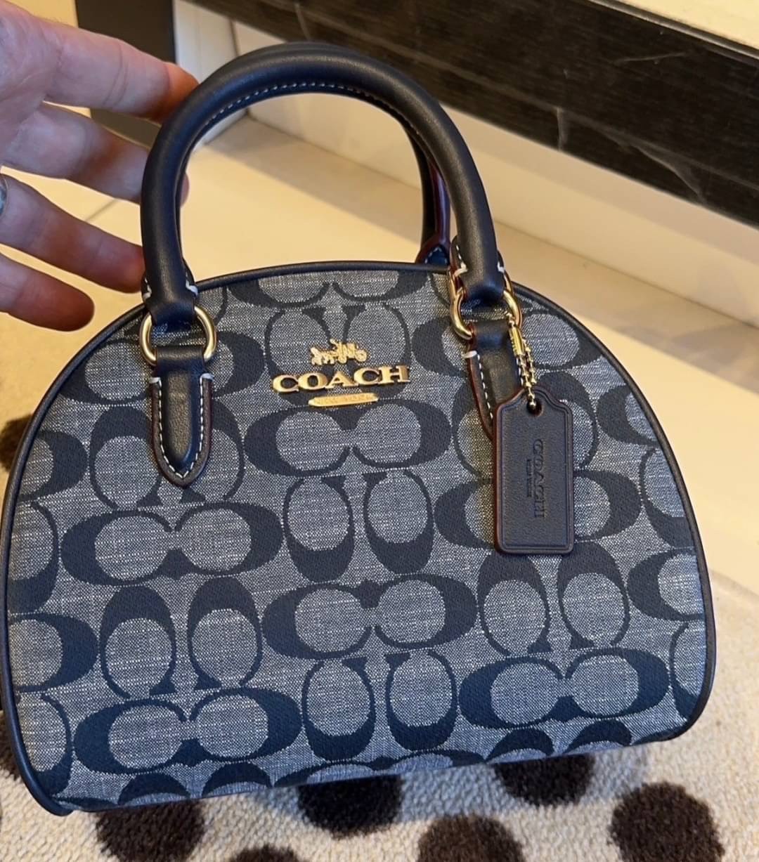 現貨在台,不用等~ COACH 香布蕾饅頭包-附斜背帶 1