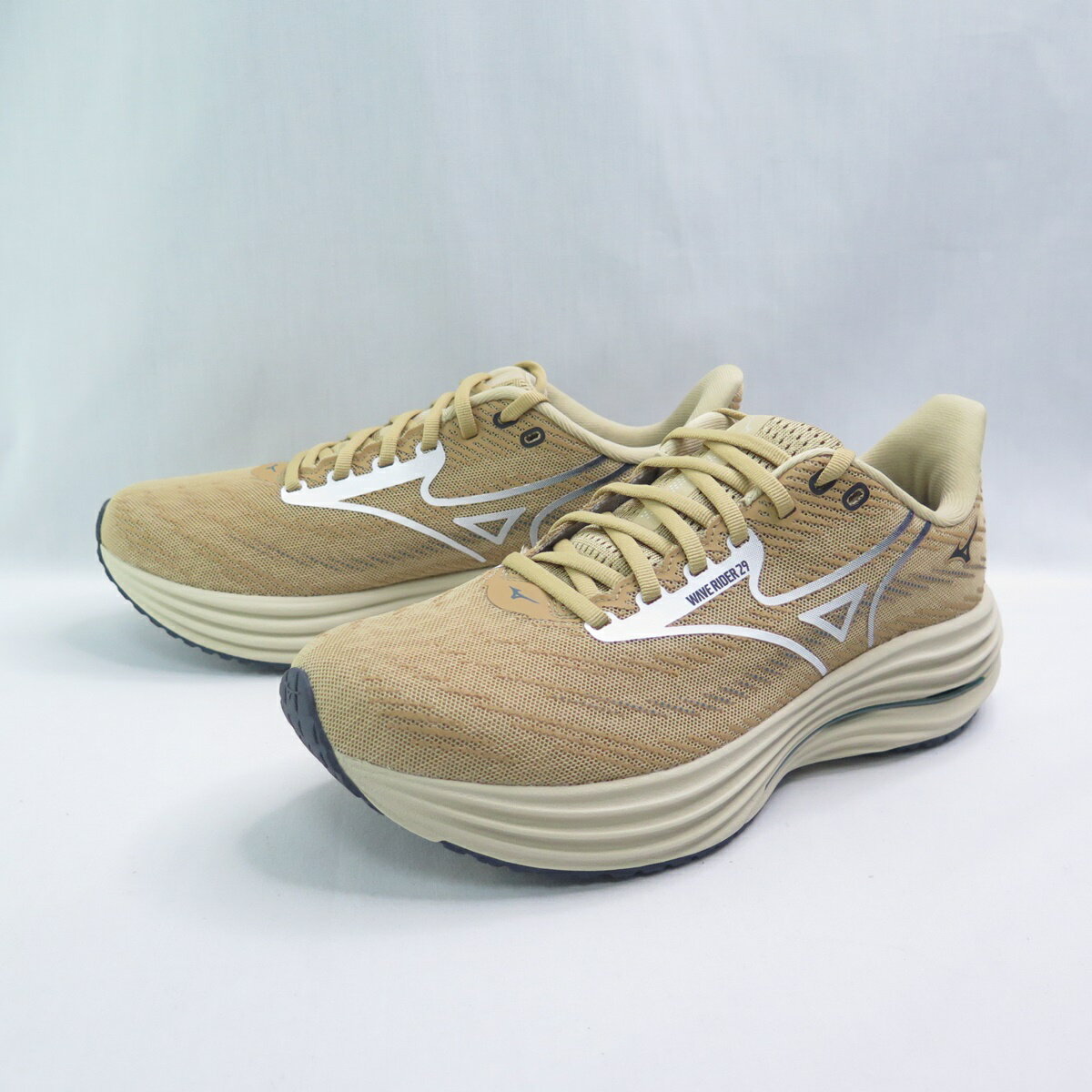 Mizuno J1GC250357 WAVE RIDER 29 男慢跑鞋 運動鞋 棕【iSport愛運動】