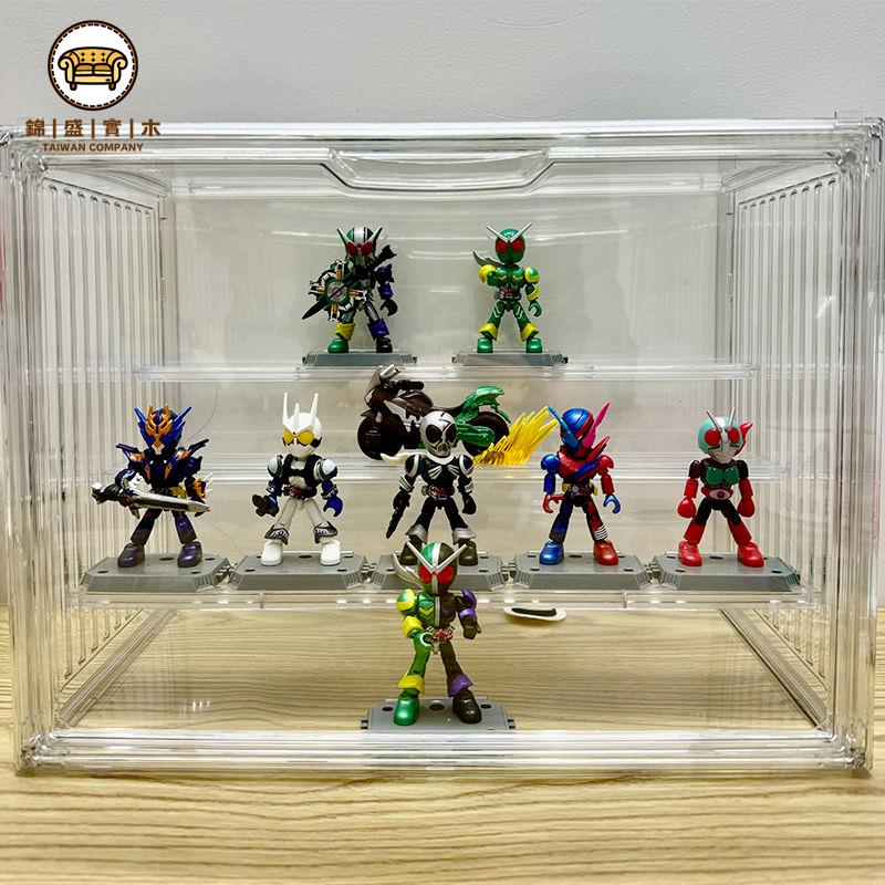 【限時特價】多層透明手辦展示櫃 防塵亞克力收納盒 模型玩具陳列櫃可專用展示盒 奶油風透明櫃 假面騎士積木奧特曼盲盒 手辦收納架免運 工廠直銷 開立發票j227