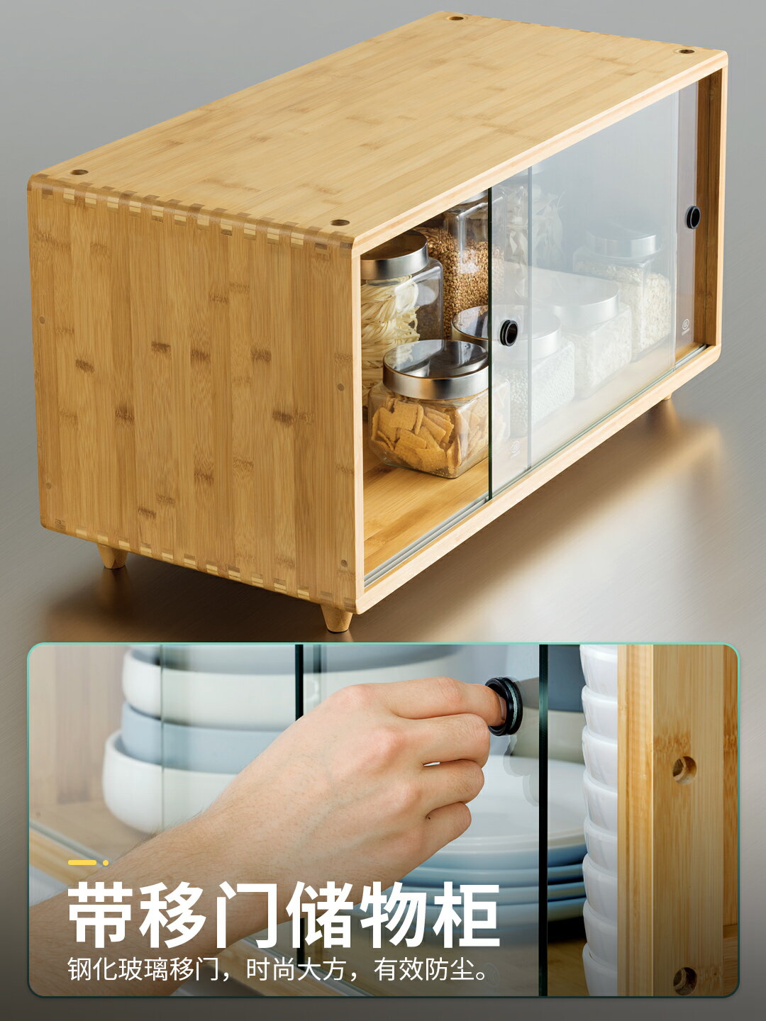 廚房碗柜置物架落地多層微波爐收納架家用用品大全多功能儲物架子 2