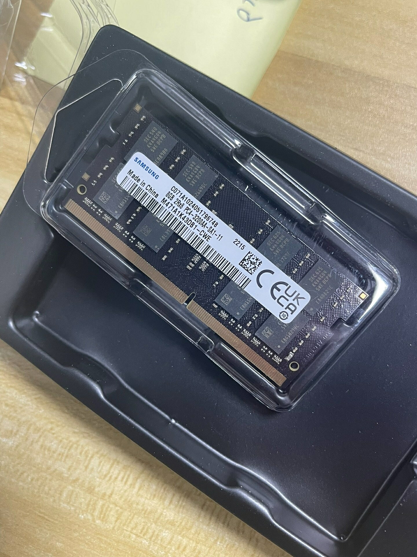 8g DDR4 3200筆記本內存條三星 不支援AMD 感興趣的話點“我想要”【北歐居家生活】
