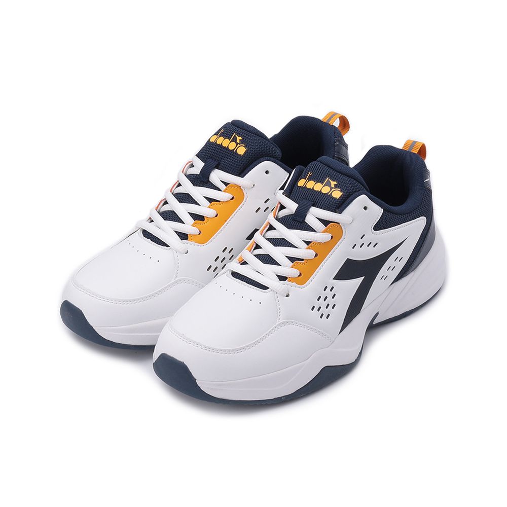 DIADORA 寬楦網球鞋 白藍 DA71503 男鞋