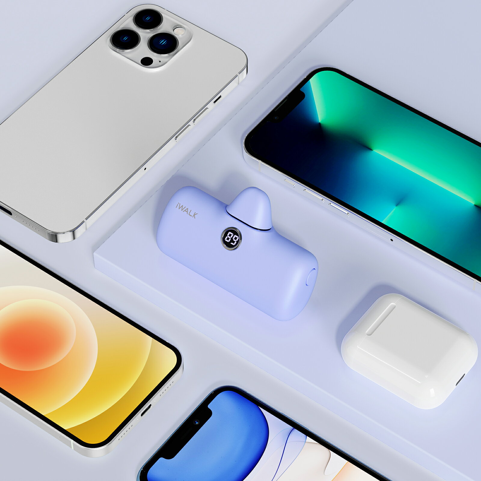 【iwalk】Pro快充直插式行動電源 口袋電源 升級版 5代 7
