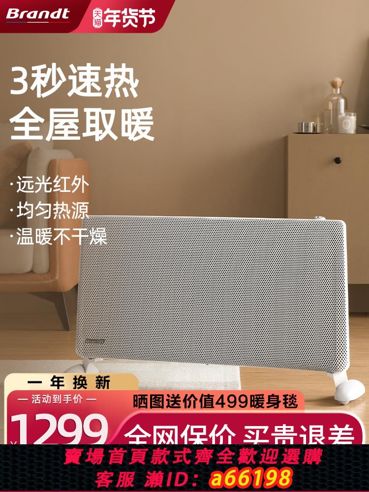 【臺灣公司 可開發票】白朗電暖氣取暖器家用節能電暖風冬天取暖神器客廳臥室靜音速熱