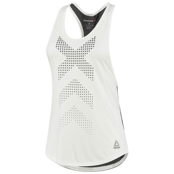 REEBOK CORDURA RACER TANK 女裝 上衣 背心 訓練 舒適 透氣 白 黑【運動世界】BS1847