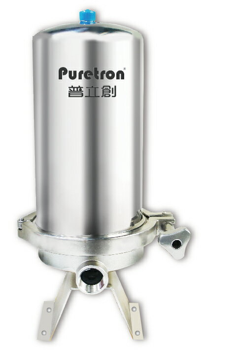 Puretron雙效全戶式不鏽鋼淨水器10＂/CLF-1