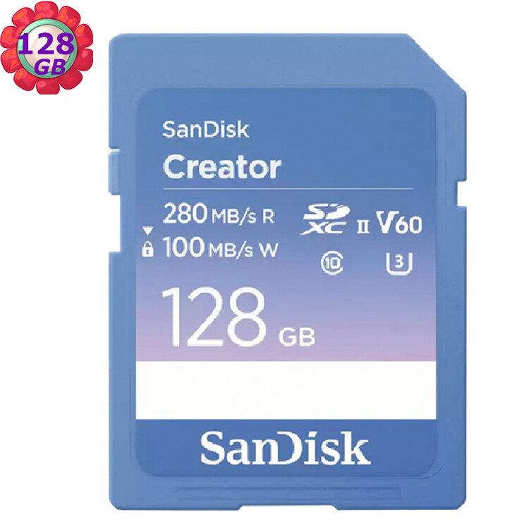 SanDisk 128G 128GB SD Creator extreme pro 280MB/s SDSDXEP V60 U3 相機記憶卡滿額領券最高現折$220