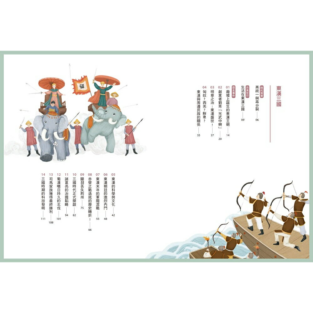 太喜歡歷史了！【給中小學生的輕歷史】①～⑩：從原始時代到民國/知中編委會／著；蔣講太空人、Yoka、子魚非、黃夢真／插畫 4