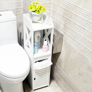 收納架 浴室邊防水馬桶側廁所窄洗手間衛生間收納置物架落地儲物