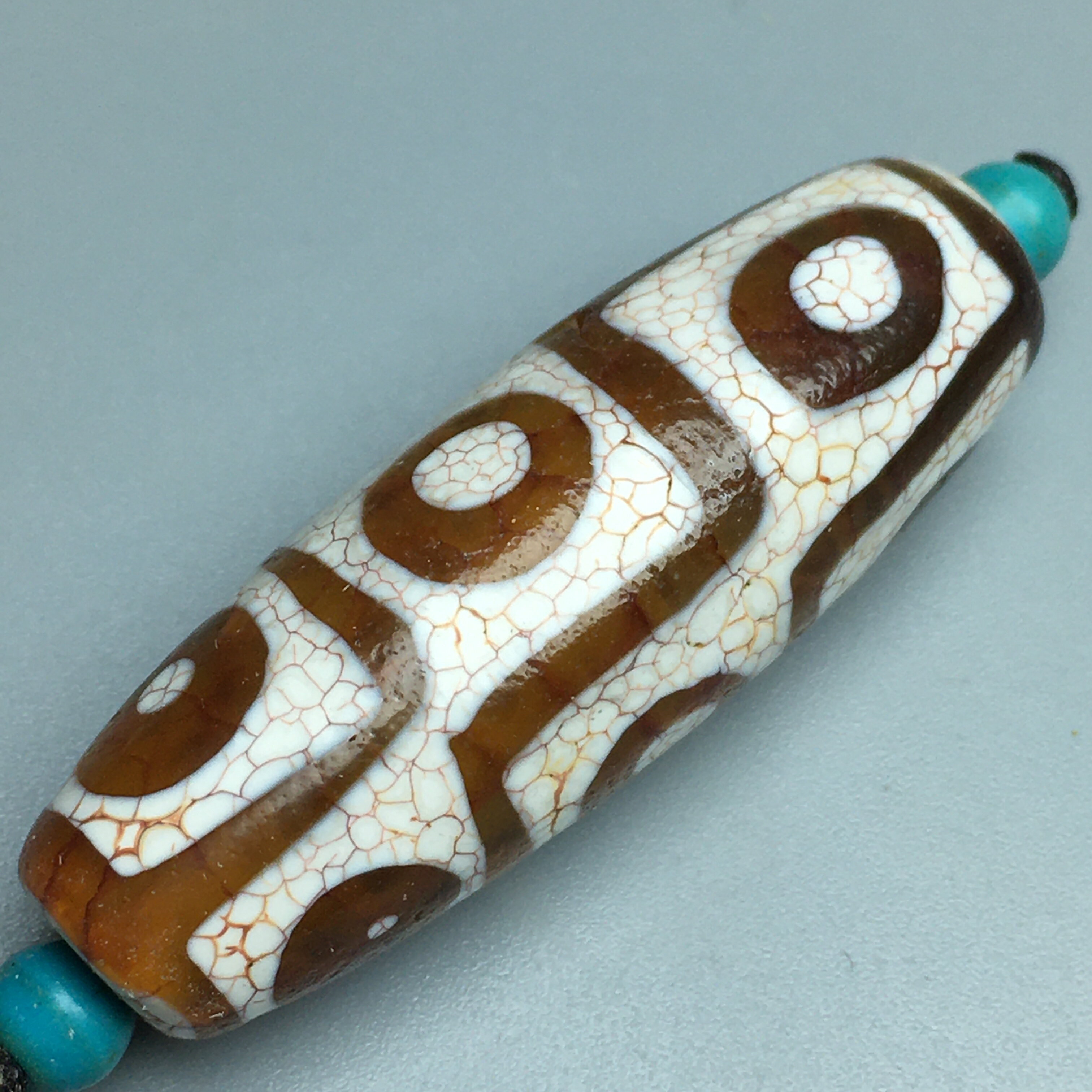 原礦西藏包漿九眼龍紋血絲老天珠瑪瑙吊墜至純天珠玉髓天然項鏈| 協貿