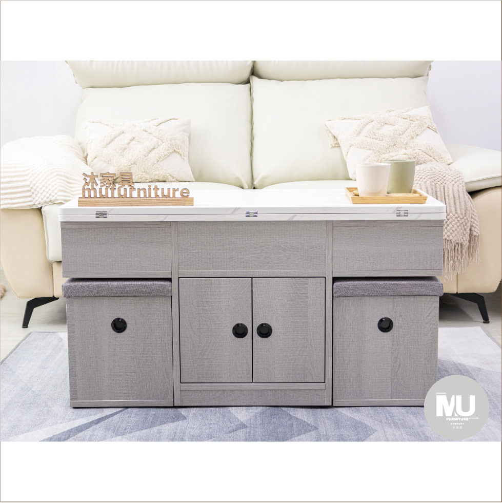 【沐傢俱Mufurniture】Bumblebee緩升降茶几(小)/客廳/收納