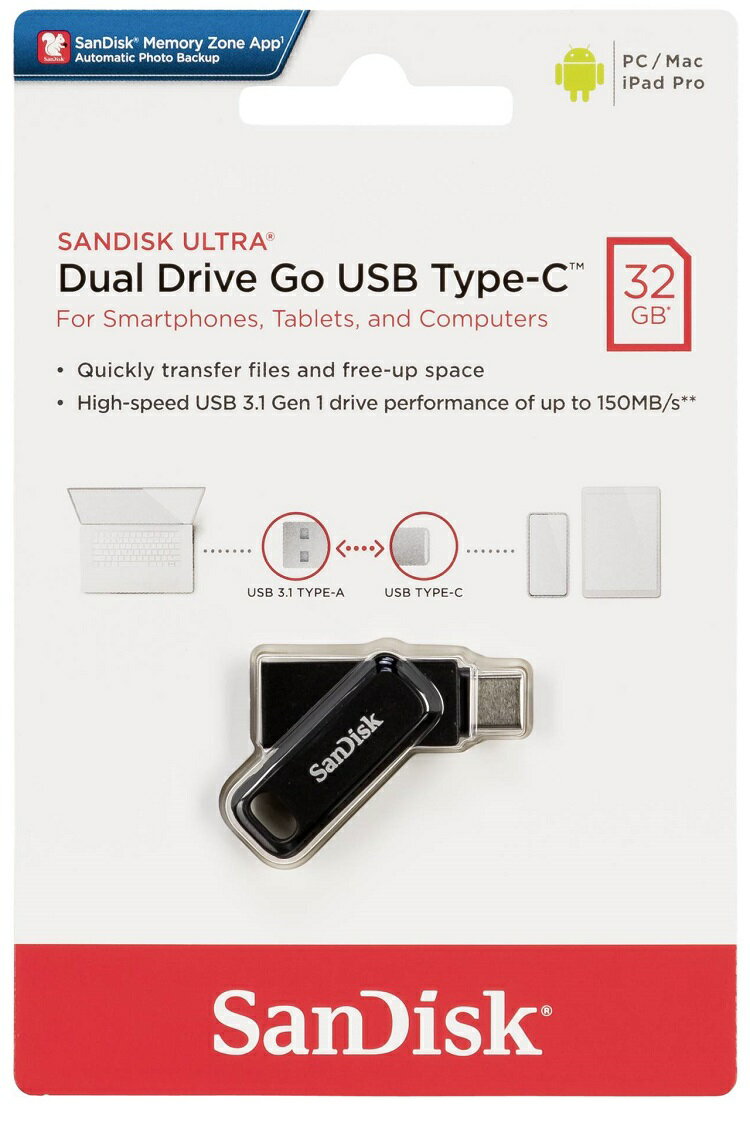 SanDisk 32GB 32G Ultra GO USB TYPE-C 【SDDDC3-032G】SD SDDDC3 USB