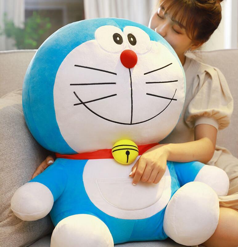 哆啦a夢公仔叮當貓玩偶大娃娃機器貓毛絨玩具藍胖子抱枕多啦愛夢