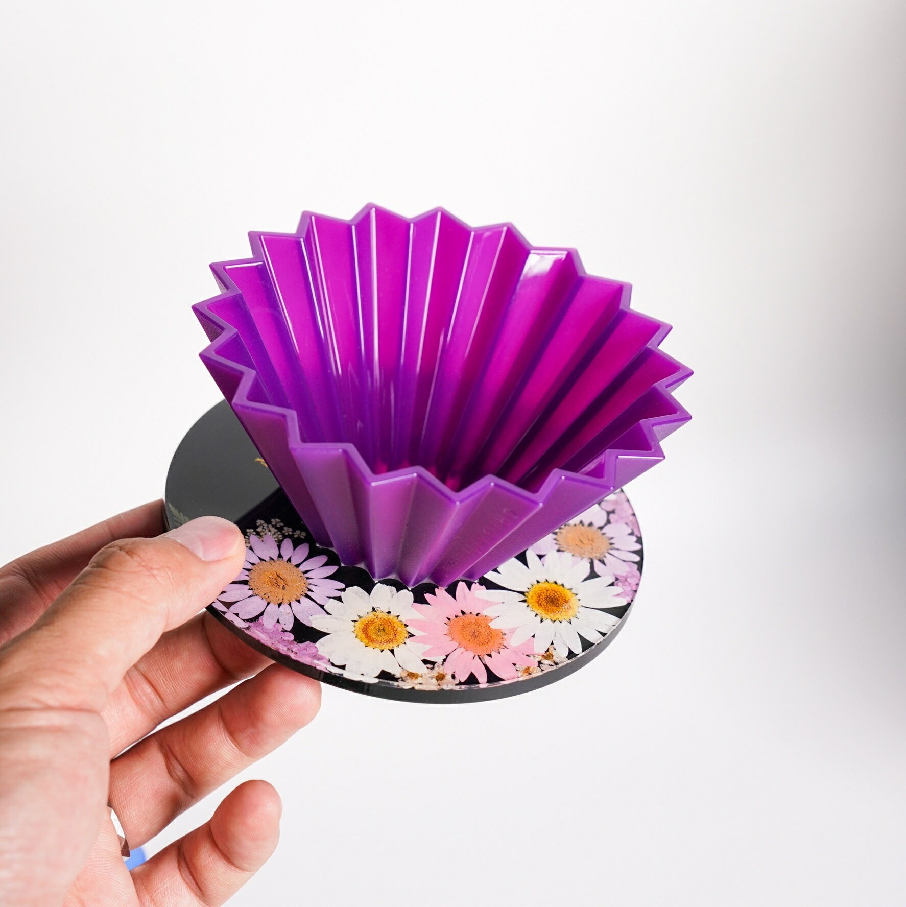 【沐湛咖啡】MONET Custom Holder 手工製濾杯底座/託 適用山文濾杯/ORIGAMI