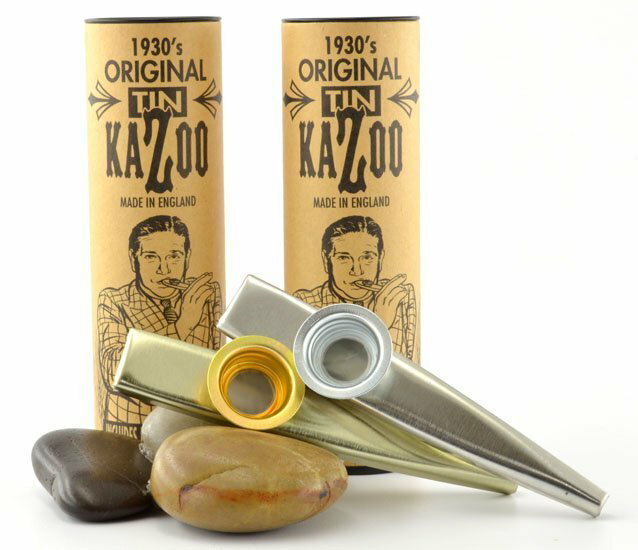 Clarke Original TIN Kazoo 金屬卡祖笛(金色/銀色) 英國製【唐尼樂器】