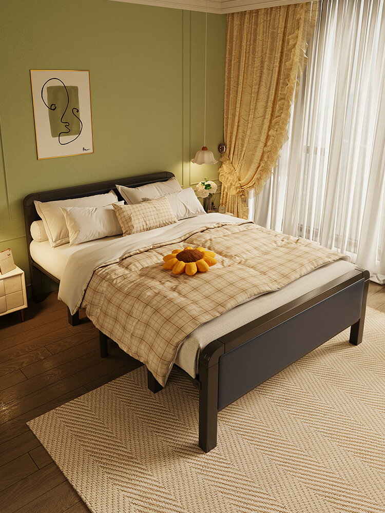 折疊床單人家用1米2簡易成人宿舍出租房雙人鐵架床便攜硬板午休床