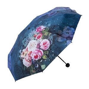 8骨超輕迷你小五折傘太陽傘女口袋遮陽傘黑膠防曬防紫外線晴雨傘