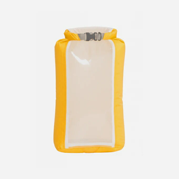 【【蘋果戶外】】Exped Fold Drybag CS 黃色 S【5L】透明視窗 背包防水袋 防水內袋 防水內套 70D