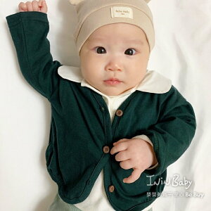 【正韓童裝】貝貝薄款針織小外套 台灣現貨 嬰兒童裝 嫩嬰首選