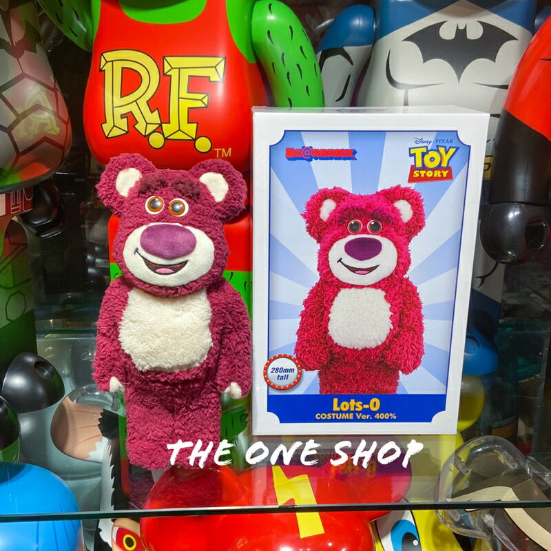TheOneShop BE@RBRICK Toy Story Lots-O 熊抱哥 毛絨版 玩具總動員 400%