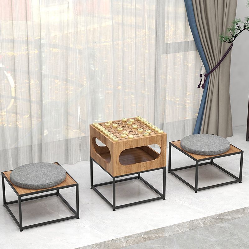 附發票 棋盤桌椅組合象棋套裝圍棋桌兩用雙面多功能飄窗象棋桌家用