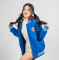 Rakuten Monkeys 印花連帽棒球外套 Rakuten Monkeys 印花連帽棒球外套